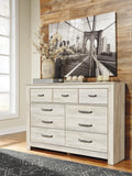 Bellaby Queen Panel Headboard Bed with Dresser