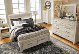 Bellaby Queen Panel Bed with 2 Nightstands