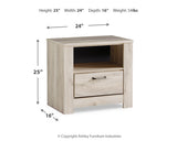 Bellaby Queen Panel Bed with 2 Nightstands