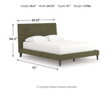 Zadilyn Queen UPH Bed w/Roll Slats
