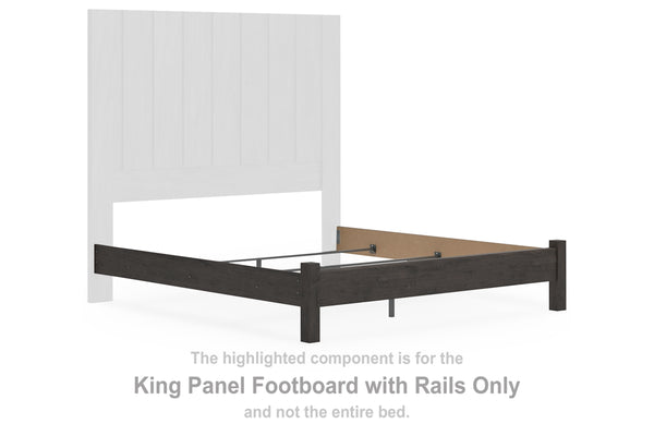 Parlayon King Panel Footboard w/Rails