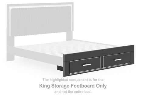 Birmonton King Storage Footboard