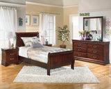 Alisdair Twin Sleigh Bed with Mattress