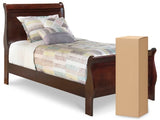 Alisdair Twin Sleigh Bed with Mattress