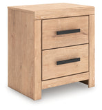 Sanginlane Two Drawer Night Stand
