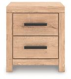 Sanginlane Two Drawer Night Stand