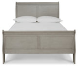 Kordasky Full Sleigh Bed with Mirrored Dresser and Chest