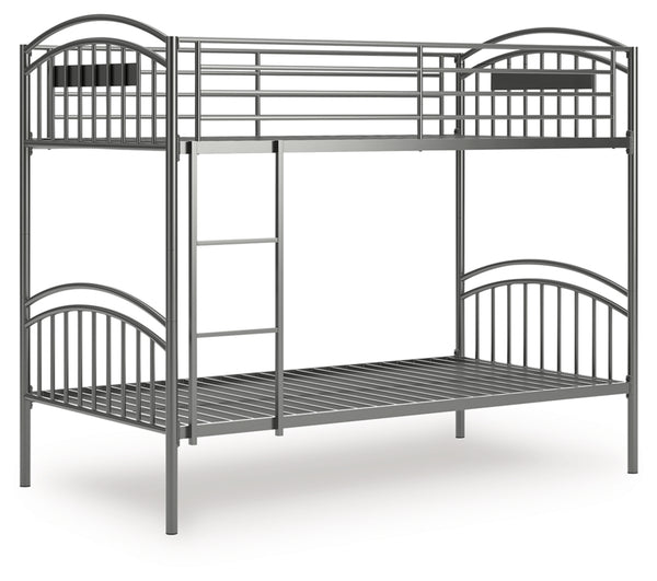 Hilletran Twin/Twin Bunk Bed w/Ladder