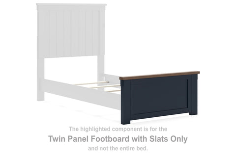 Landocken Twin Panel Footboard w/Slats