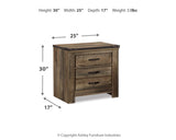 Trinell Queen Poster Bed with Dresser, Chest and 2 Nightstands