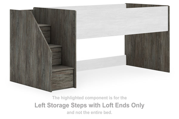 Frandern Left Storage Steps w/Loft Ends