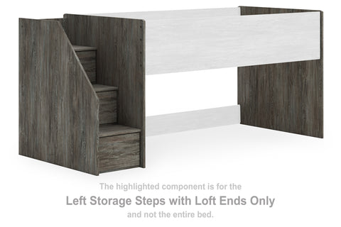 Frandern Left Storage Steps w/Loft Ends