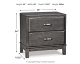 Caitbrook Full Storage Bed with 7 Storage Drawers with Mirrored Dresser, Chest and 2 Nightstands