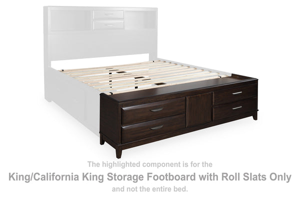 Vanmore K/CK Storage FTBD w/Roll Slats