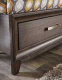 Brueban King Panel Bed with 2 Storage Drawers