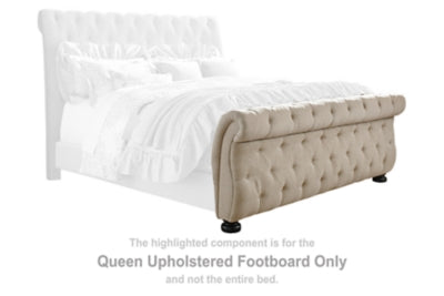 Willenburg Queen Upholstered Footboard