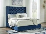 Coralayne King Upholstered Bed with Dresser