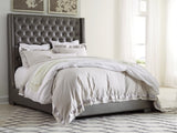 Coralayne King Upholstered Bed with Dresser