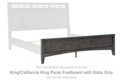 Montillan King/California King Panel Footboard with Slats