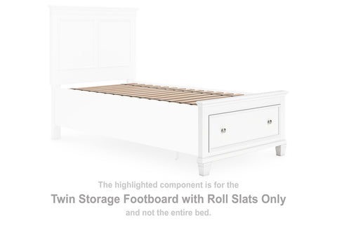 Fortman Twin Storage FTBD w/Roll Slats