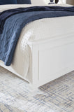 Fortman King Panel Bed with Mirrored Dresser and Chest
