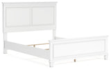 Fortman Queen Panel Bed with Mirrored Dresser, Chest and 2 Nightstands
