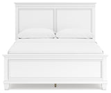 Fortman Queen Panel Bed with Mirrored Dresser, Chest and Nightstand
