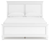 Fortman Queen Panel Bed with Mirrored Dresser, Chest and 2 Nightstands