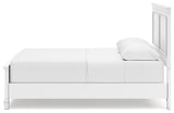 Fortman Queen Panel Bed with Mirrored Dresser and Chest