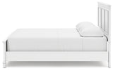 Fortman California King Panel Bed with Mirrored Dresser and Nightstand