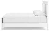 Fortman King Panel Bed with Mirrored Dresser and Nightstand