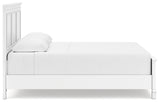 Fortman King Panel Bed with Mirrored Dresser, Chest and 2 Nightstands