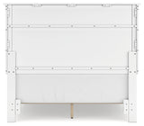 Fortman Full Panel Bed with Mirrored Dresser and Chest