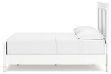 Fortman Full Panel Bed with Mirrored Dresser, Chest and 2 Nightstands
