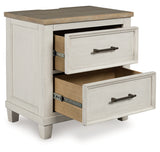 Shaybrock Two Drawer Night Stand