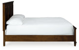Danabrin King Panel Bed with Mirrored Dresser and 2 Nightstands