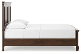 Danabrin Full Panel Bed with Mirrored Dresser, Chest and 2 Nightstands