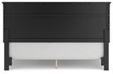 Lanolee California King Panel Bed with Mirrored Dresser and Nightstand