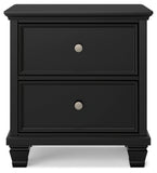 Lanolee Queen Panel Bed with Mirrored Dresser, Chest and 2 Nightstands