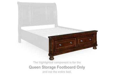 Porter Queen Storage Footboard