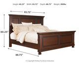 Porter King Panel Bed with Dresser