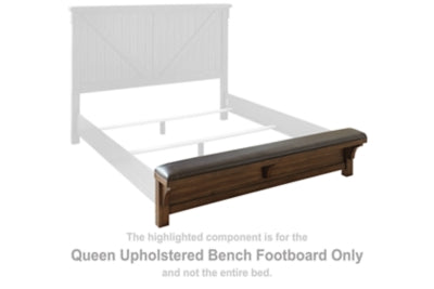 Lakeleigh Queen Upholstered Bench Footboard