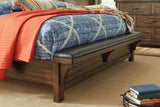 Lakeleigh Califorina King Panel Bed with Upholstered Bench with Mirrored Dresser and Chest