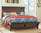 Lakeleigh Queen Panel Bed with Upholstered Bench