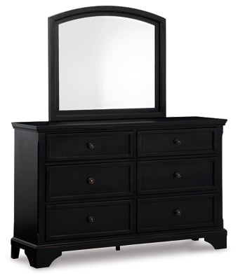 Chylanta Dresser and Mirror