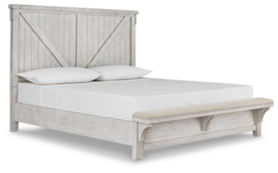 Brashland California King Panel Bed with Dresser