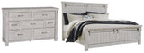 Brashland Queen Panel Bed with Dresser