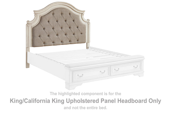 Realyn King/California King Upholstered Panel Headboard
