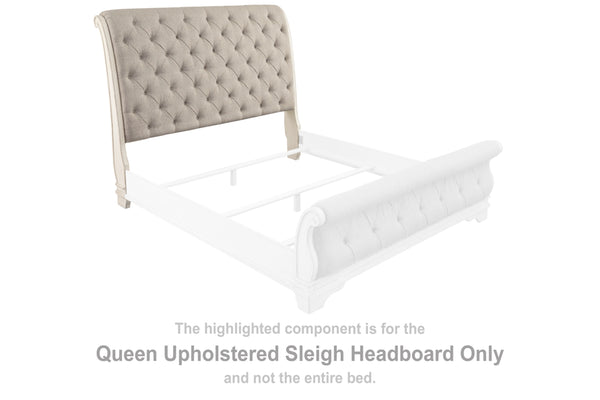 Realyn Queen Upholstered Sleigh Headboard