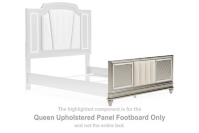 Chevanna Queen Upholstered Panel Footboard